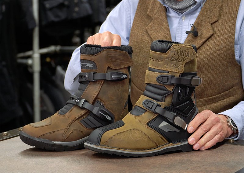Generic short adventure-style motorcycle boot